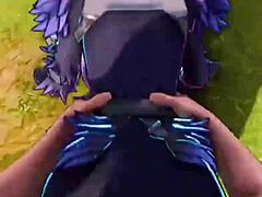 xraven69x pounds fortnite girl's massive ass hard