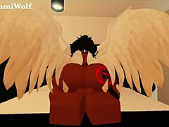 Beautiful Ebony Futanari Empties Huge Balls with Monster Black Cock