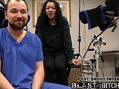 yasmine woods latex-clad body takes backstage face fucking missionary cum blast close-up