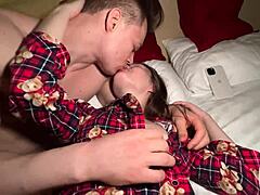 Latina Stepsister Fucks Stepbrother's Huge Cock in Homemade Interracial