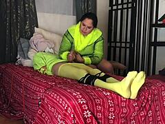 Straight Guy Tightly Bound And Edged To Four Ruined Orgasms