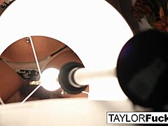 Taylor Vixen Fingers Pussy and Tits in Hotel Room Solo