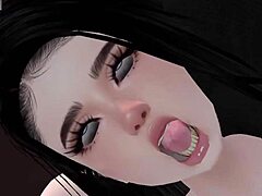 thick asian slut rides big black cock cowgirl bouncing her wet pussy and huge tits hard