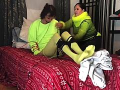 Straight Guy Tightly Bound And Edged To Four Ruined Orgasms