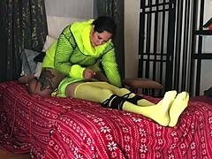 Straight Guy Tightly Bound And Edged To Four Ruined Orgasms