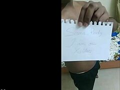 Verification Video Shows Quick Masturbation Session