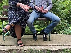 Curvy Fat Mommy Milf Gets Natural Protein Cumshot Handjob from Son-in-Law