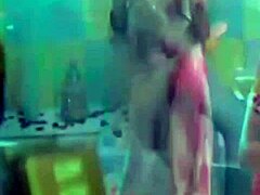 two busty indian lesbians soap up in bathroom scandal