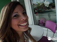 Skinny Flexible Morgan Dayne Gags on Cock Before Riding to Facial Cumshot