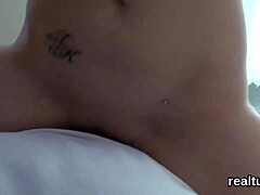 Stellar huge cock European Czech nympho seduced stripped fucked hardcore in mall shop POV