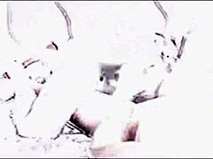 Peruvian Teresa teases erotically on the sofa