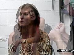 Slutty Mature Suspect Office Threeway Big Tits Blowjob