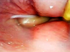 camera dives inside her pussy capturing every drop as i pump her full of hot cum close-up