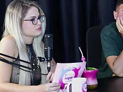 see through red lingerie hides nothing in lexi mallets bora cast with bruna carlos