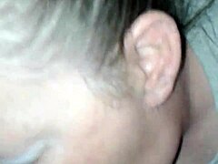 amateur wife delivers homemade blowjob straight to cumshot finish