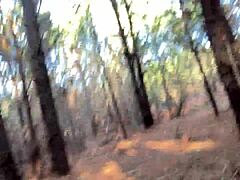 clitlicker flashes naked orgasm forest solo public fun