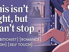 she fingers her wet pussy watching neighbors fuck out the window 😏 voyeur hotel roleplay creampie homemade