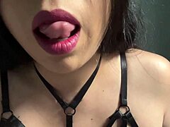 😈 joi femdom: swallow your cum self facial in español astarioth! 💦