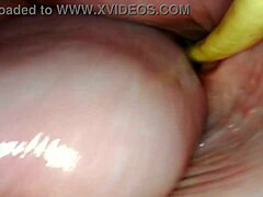 camera dives inside her pussy capturing every drop as i pump her full of hot cum close-up