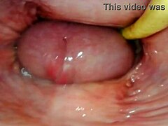 camera dives inside her pussy capturing every drop as i pump her full of hot cum close-up