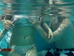 japanese suzuna komiya big tits tease poolside before hot blowjob oral