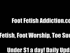 slave boy, prove it by licking our latina milf feet in this bdsm femdom pov