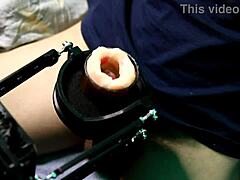 i ride my super masturbation machine moaning like crazy with power