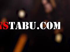 redhead teen danni rivers gets fingered, eaten out, then fucked by stepsis taboo style