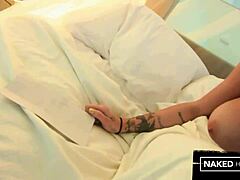 Curly Haired Brunette Taylore Skye Fingers Wet Pussy Solo