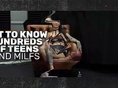 Spitroasted Cory Chase in gangbang?