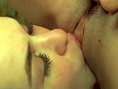 two office lesbos dive wet pussies with passionate cunilingus at work