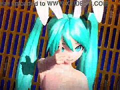 omg hatsune miku's full nude bunny alien costume 😍🔥