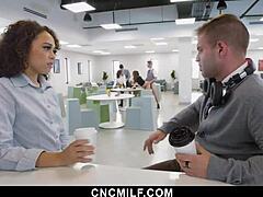 Employees Fuck Big-Tit BBW Milfs Doggystyle In Freeuse Office Frenzy