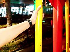 Heart pounding as I fuck stranger's huge tits and big ass met in public park!