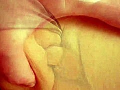 close up pushing wet panties aside fucking her tight pussy