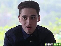 her braces don't stop me deepthroating this teen's big cock