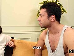 Beautiful Brunette Teen Mistress in Stockings Heels Rims Boss Doggystyle Workspace Art!