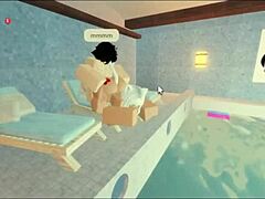 Milf Whore Rides Monster Cock Doggystyle By Pool For Creampie Game