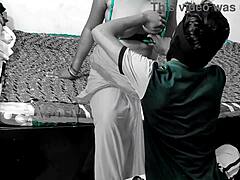 what happens when super sexy big tits bhabhi catches devar alone with wet pussy ready for creampie fuck?