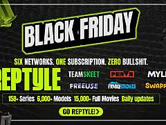 Innocent stepdaughter kneels in kitchen sucking stepdaddy's huge dick to keep him quiet