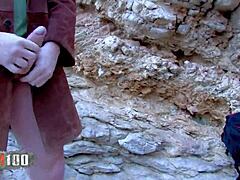 skinny spanish milf sonia lion's ass wrecked doggystyle on sunny beach