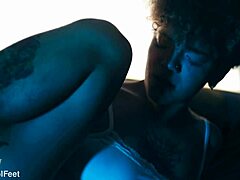 imagine emilly's feet so sweet you lick nylon toes barefoot close-up fetish goddess legs