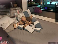 snow bunny gets intimate creampie sex part 2