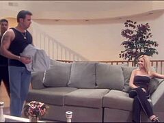 Hey Allysin Chaynes bounces those big tits while getting boned on the couch