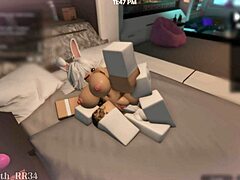 snow bunny gets intimate creampie sex part 2