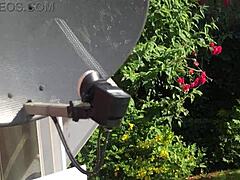 sexy neighbor's saggy big tits and fat ass beg for sneaky feet worship fuck