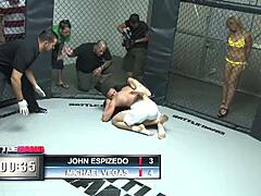 blonde milf ring fuck teases with her gaping shaved holes