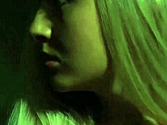 Bound Blonde Slave Chained In Garage For Lesbian Domination