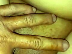 Indonesian bude bends over doggystyle complaining husband can't get hard