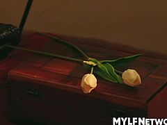 mature brunette milf sheena faces menacing ghost future rough anal pounding